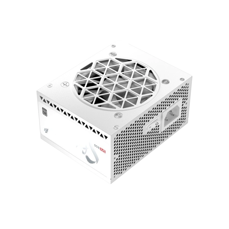 Блок питания 1STPLAYER 850W SFX GOLD White (PS-850SFX-WH) документация, комплект кабелей, комплект крепежа