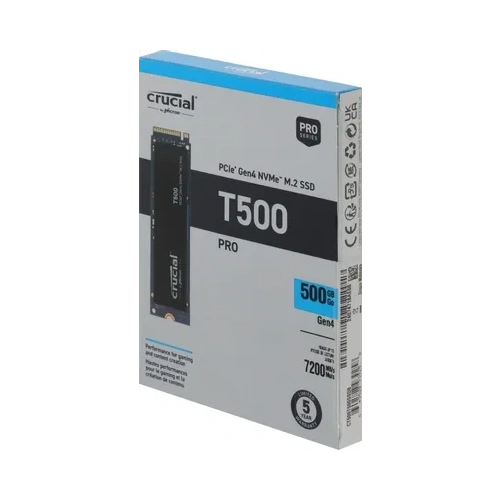 Твердотельный накопитель CRUCIAL 500 Gb T500 (CT500T500SSD8) BOX