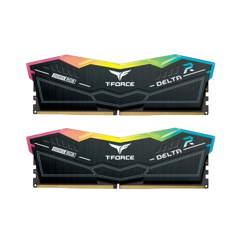 Оперативная память 32 Gb 6000 MHz Team Group T-FORCE DELTA RGB Black (FF3D532G6000HC30DC01)