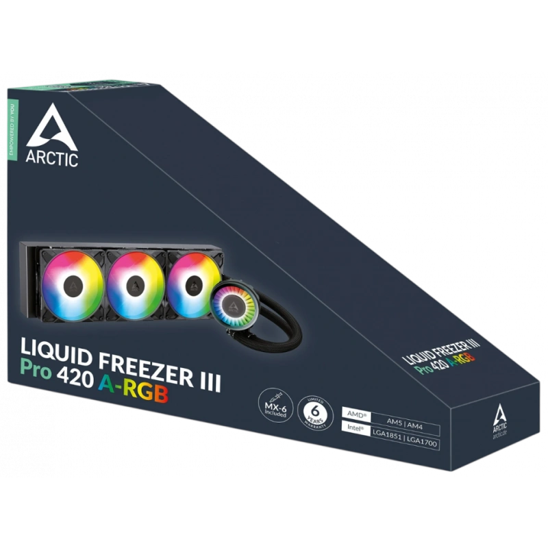 Система жидкостного охлаждения для процессора Arctic Cooling Liquid Freezer III Pro 420 ARGB (ACFRE00185A)