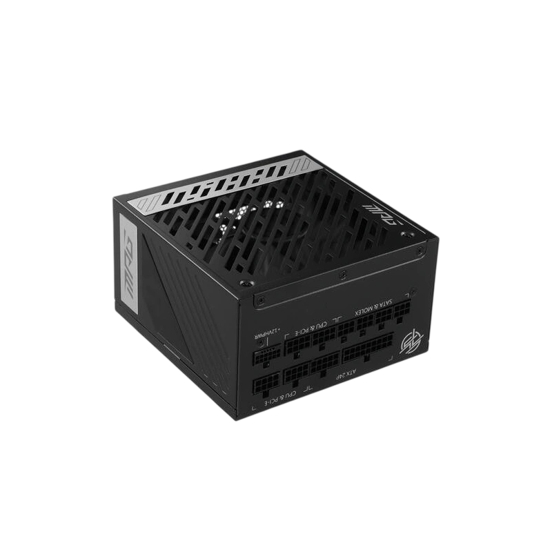 Блок питания MSI 750W MPG A750G (306-7ZP7A11-CE0) 16 Pin (PCIe 5.0 Connector Cable Details) документация, комплект кабелей, чехол