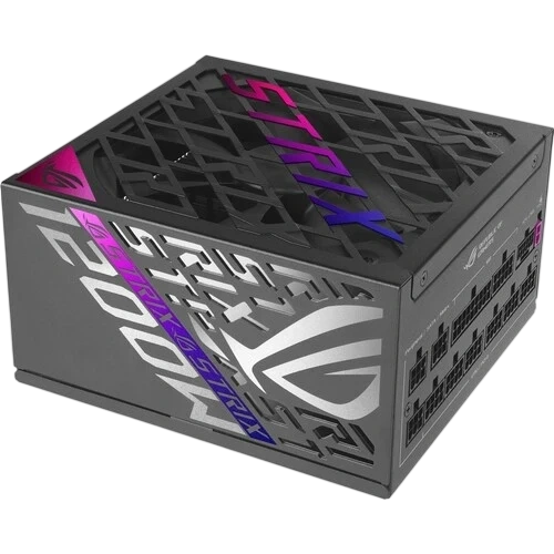 Блок питания ASUS 1200W ROG-STRIX-1200P (90YE00W0-B0NA00) 16 Pin (PCIe 5.0 Connector Cable Details) документация, кабельные стяжки, комплект кабелей, наклейки