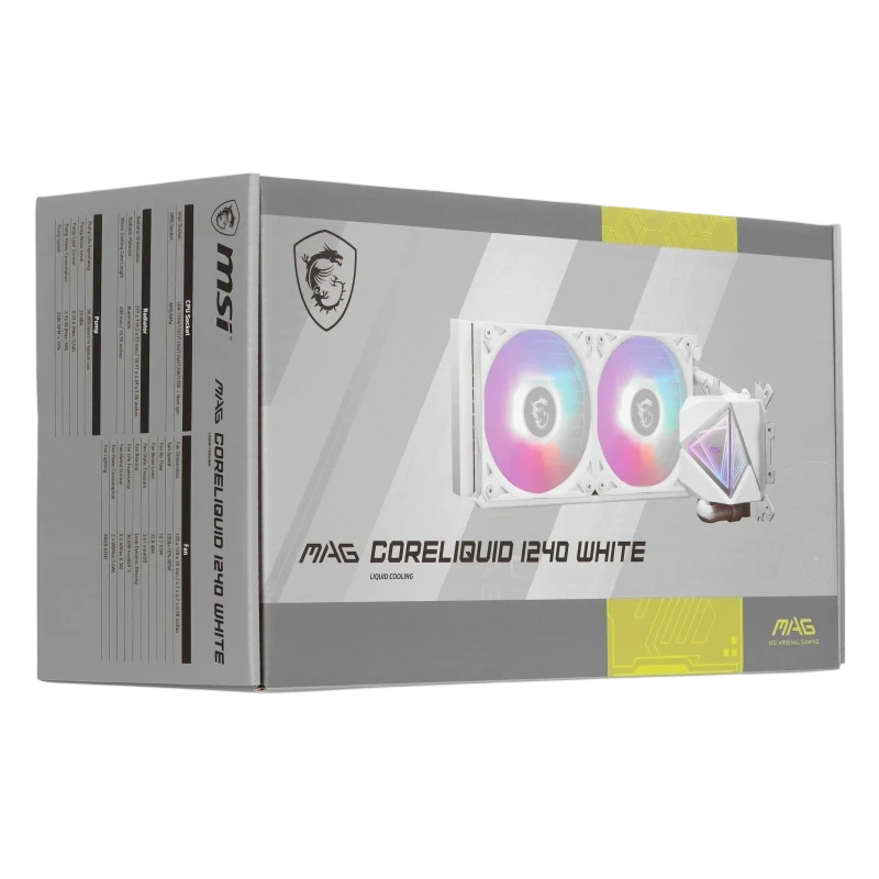 Система жидкостного охлаждения для процессора MSI MAG CORELIQUID I240 ARGB White (306-7ZW7A21-C24)