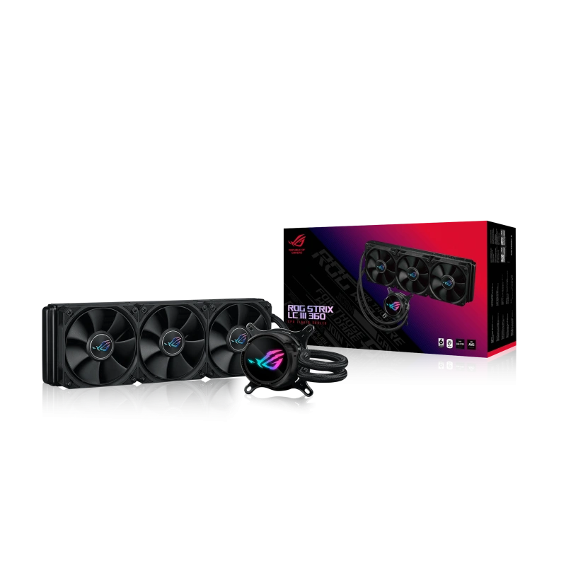 Система жидкостного охлаждения для процессора ASUS ROG STRIX LC III 360 SIGRID V2 ARGB Black (90RC00T0-M0UAY0)