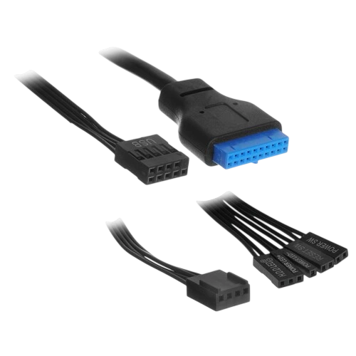 Компьютерный корпус Chieftec ELOX Black (AS-01B-OP)