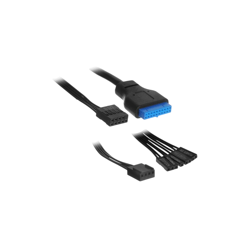 Компьютерный корпус Chieftec ELOX Black (AS-01B-OP)