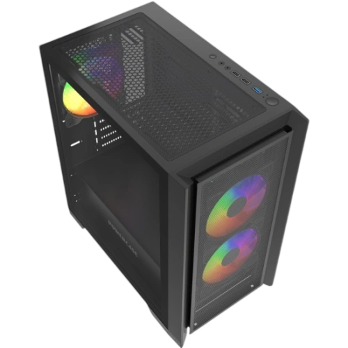 Компьютерный корпус Powercase ALISIO Micro Z3B ARGB V2 ARGB Black (CAMZB-A3-V2)