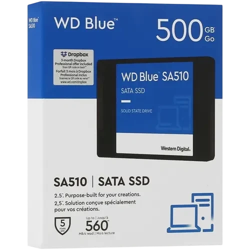 Твердотельный накопитель Western Digital 500 Gb Blue (WDS500G3B0A)