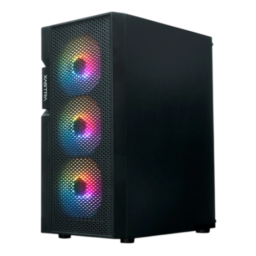 Компьютерный корпус XASTRA A302 4FRGB Black (A302-BK-FC120FRGB-4F-GL)
