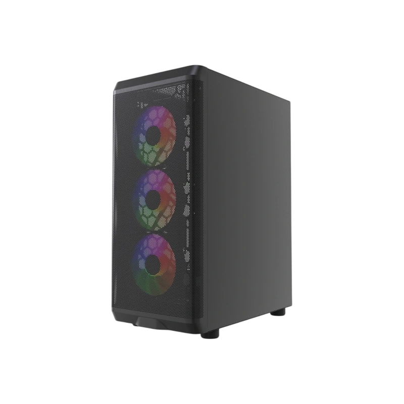Компьютерный корпус Powercase Mistral EA22 TG FRGB Black (CMAEA22-L4)