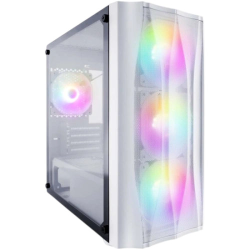 Компьютерный корпус 1STPLAYER FIREBASE X3-M TG LED White (X3-M-WH-4F1-W)