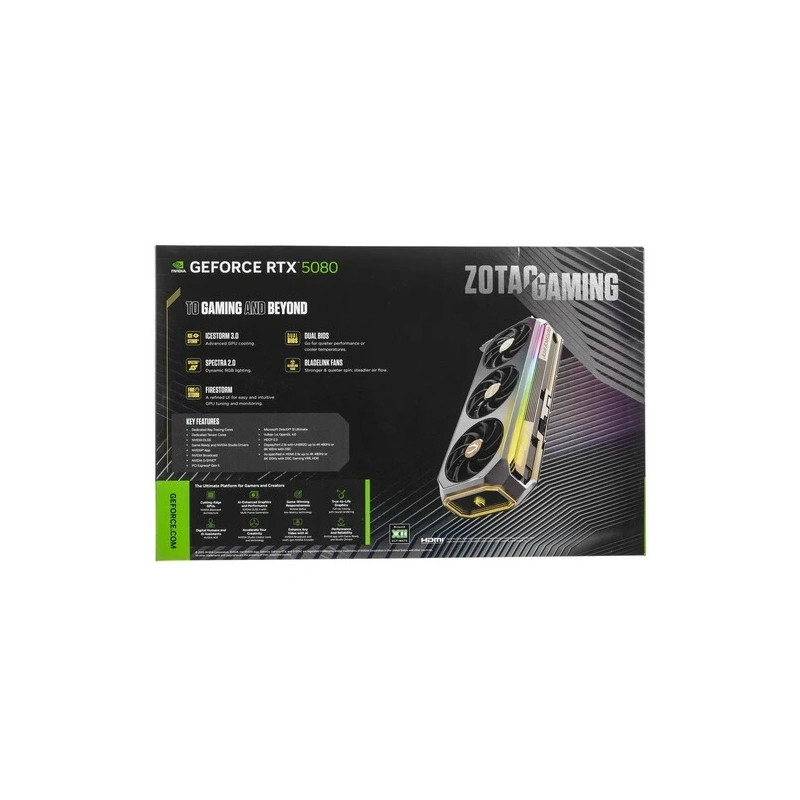 Видеокарта ZOTAC (ZT-B50800B-10P) GeForce RTX 5080 16GB AMP EXTREME INFINITY