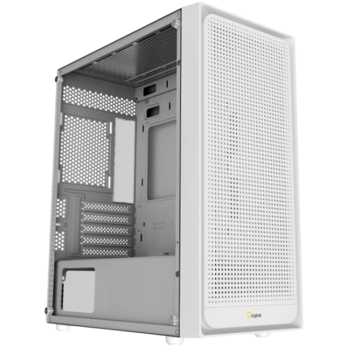 Компьютерный корпус Ocypus Gamma C50 WH TG White (Gamma-C50-WHG000XX-GL)