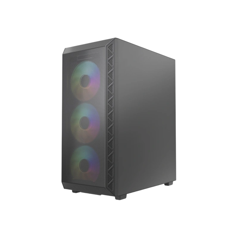 Компьютерный корпус Powercase Mistral S4B TG ARGB Black (CMSB-A4)