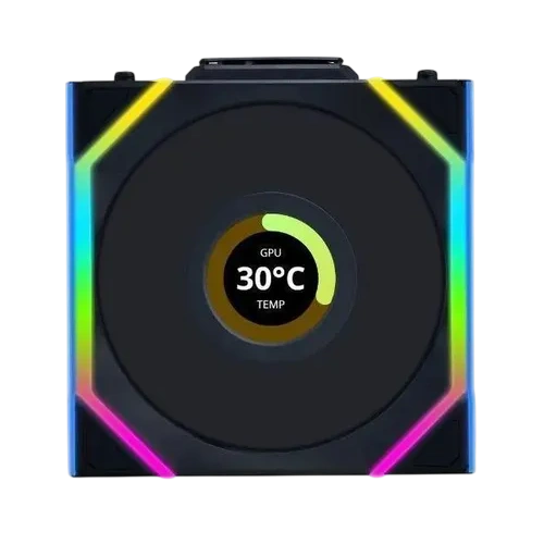 Комплект вентиляторов для корпуса Lian Li UNI FAN SL WIRELESS LCD 120 ARGB Black (G99.12SLLCD1W3B.R0) документация, набор кабелей