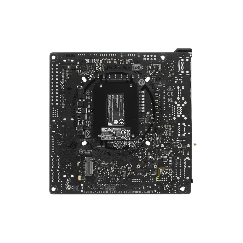 Материнская плата ASUS ROG STRIX B760-I GAMING WIFI (90MB1D90-M0EAY0) антенна Wi-Fi, брелок, документация, комплект наклеек, крепеж для разъема M.2, стяжки для кабелей