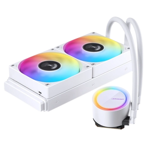 Система жидкостного охлаждения для процессора JONSBO TG-240 ARGB White PWM