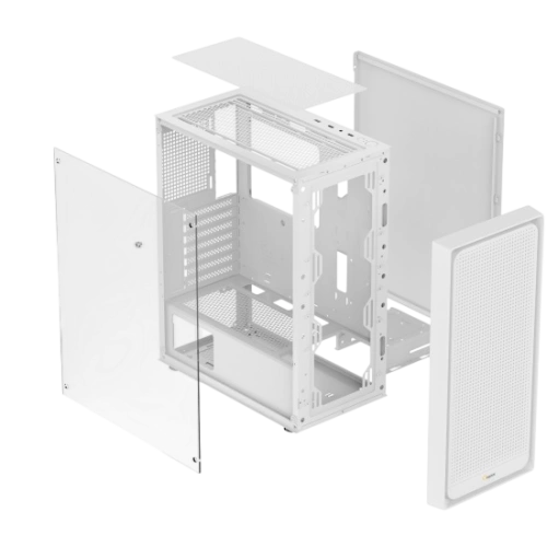 Компьютерный корпус Ocypus Gamma C50 WH TG White (Gamma-C50-WHG000XX-GL)