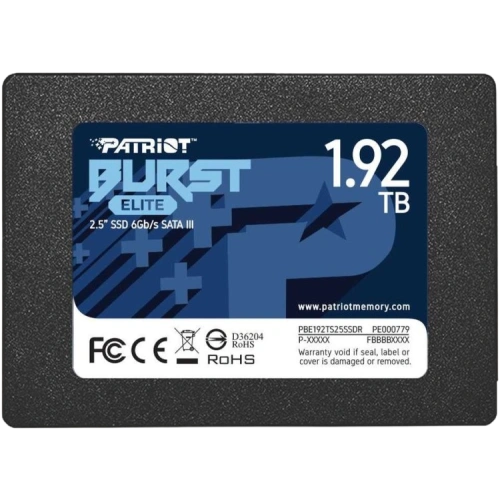 Твердотельный накопитель Patriot 1920 Gb BURST E (PBE192TS25SSDR) BOX