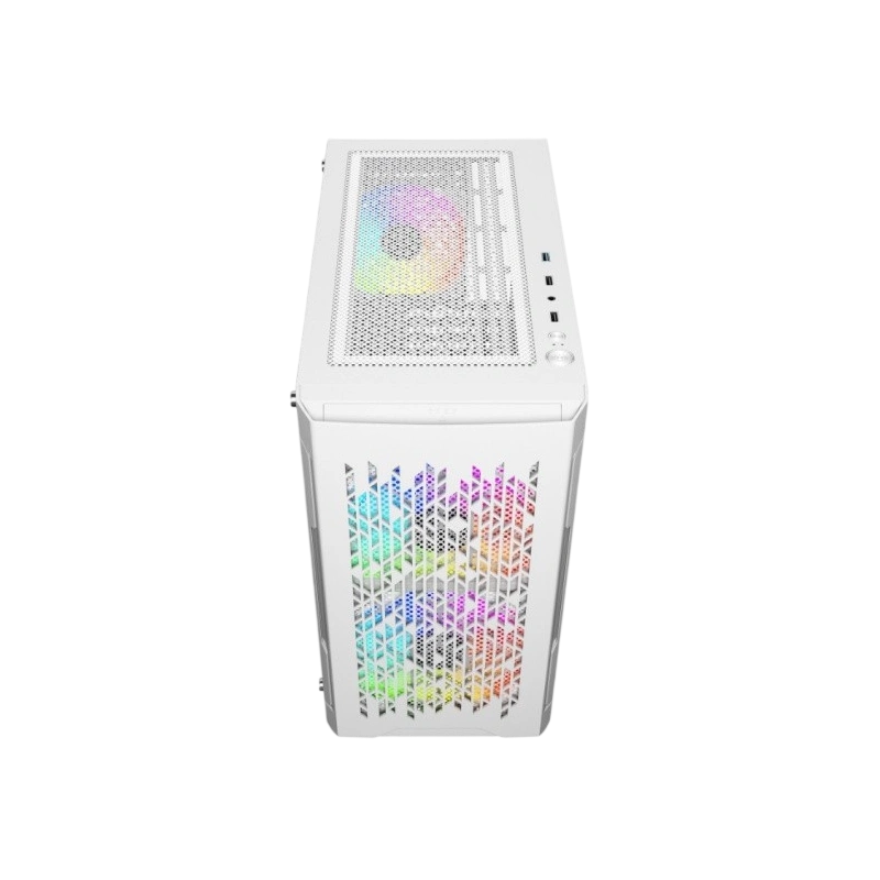 Компьютерный корпус Powercase Mistral Micro D3W TG ARGB PWM White (CMMDW-A3)