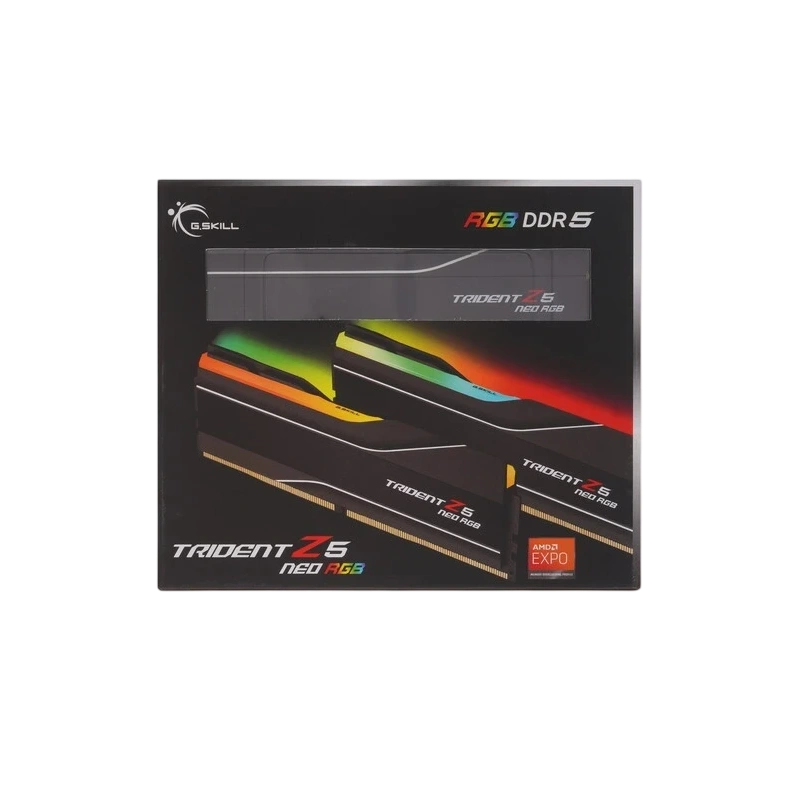 Оперативная память 64 Gb 6000 MHz G.Skill TRIDENT Z5 NEO RGB Black (F5-6000J3636F32GX2-TZ5NR)