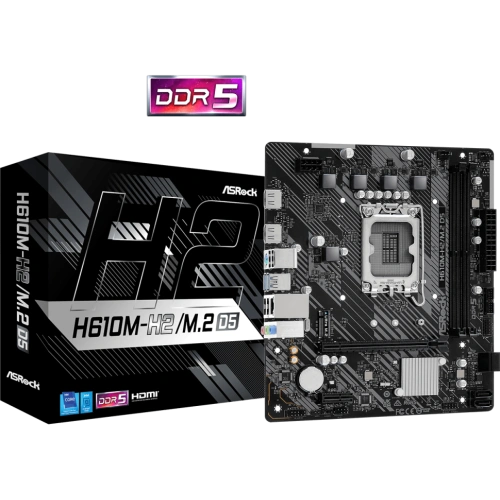 Материнская плата ASRock H610M-H2/M.2 D5