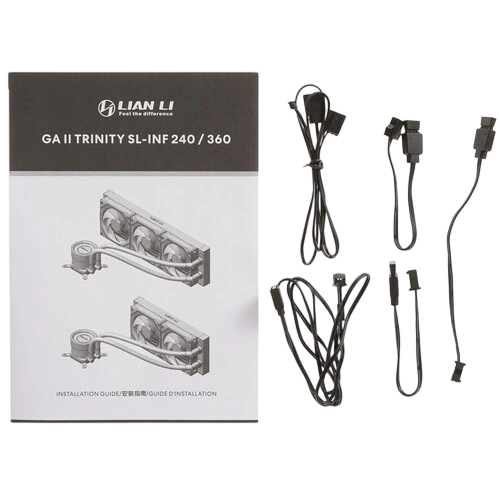 Система жидкостного охлаждения для процессора Lian Li GALAHAD II Trinity 360 Black ARGB (GA2T36B) (G89.GA2T36B.R0)