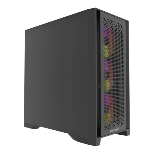 Компьютерный корпус Powercase ByteFlow Pro CP ARGB Black (CH9CLPB-A4)
