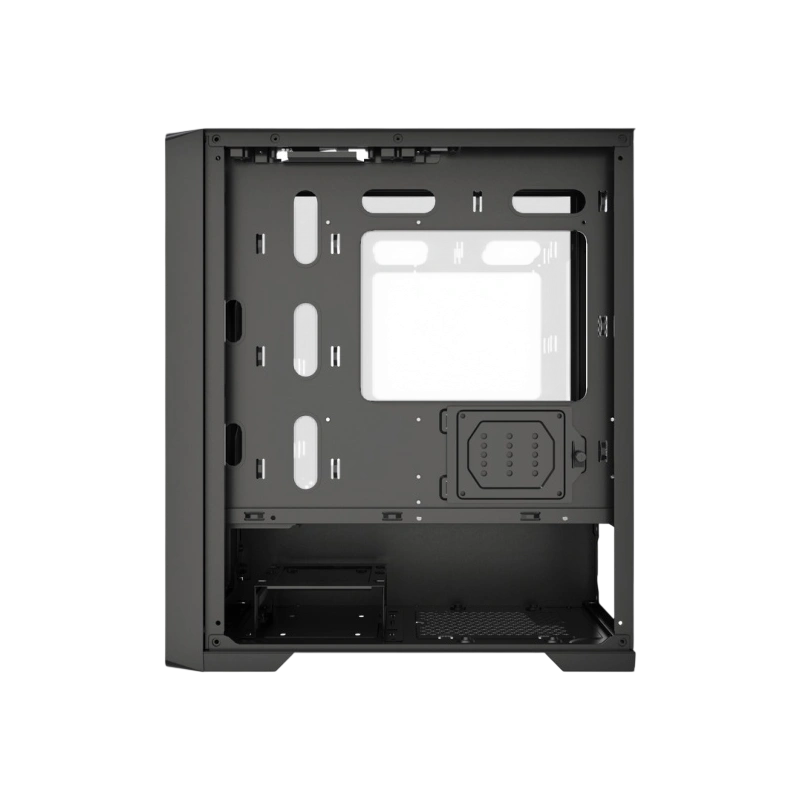 Компьютерный корпус Powercase ByteFlow Micro NF TG Black (CAMBNF-F0)