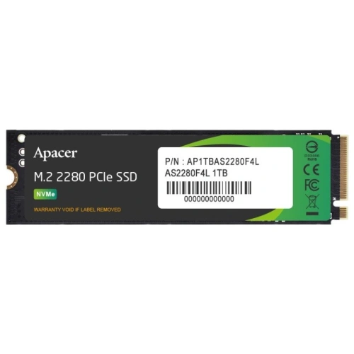 Твердотельный накопитель Apacer 1000 Gb (AP1TBAS2280F4L-1) BOX