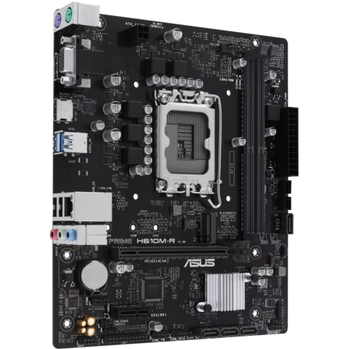 Материнская плата ASUS PRIME H610M-R-SI (90MB1GL0-M0ECY0) 2 x кабель SATA, документация, задняя планка