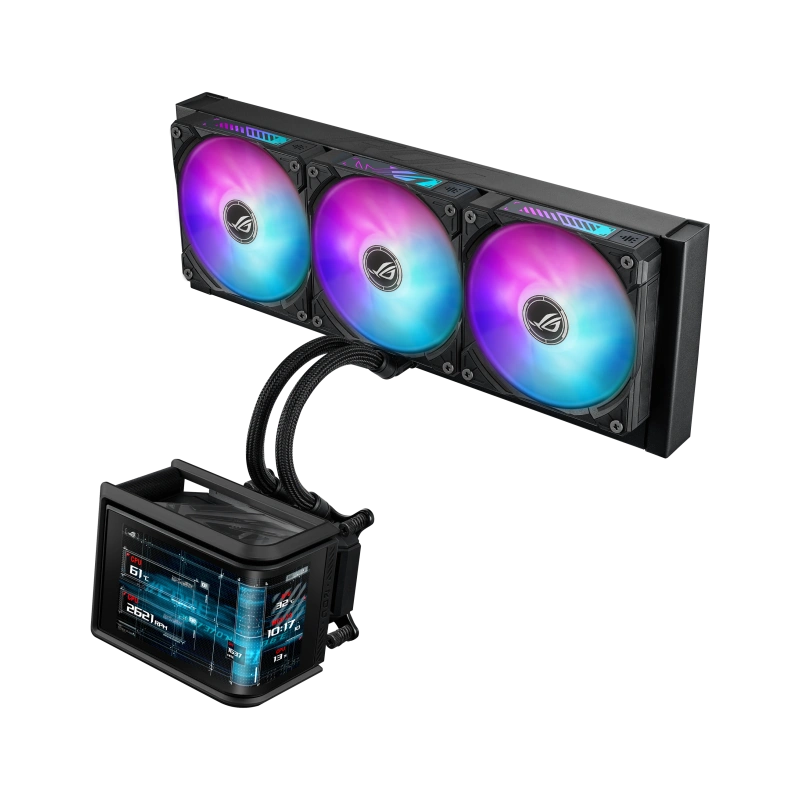 Система жидкостного охлаждения для процессора ASUS ROG RYUO IV SLC 360 ARGB Black (90RC0151-B0EAY0)