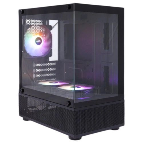 Компьютерный корпус 1STPLAYER MIKU Mi2-A LED Black (FP_Mi2-A-BK-2F1R-1F1)