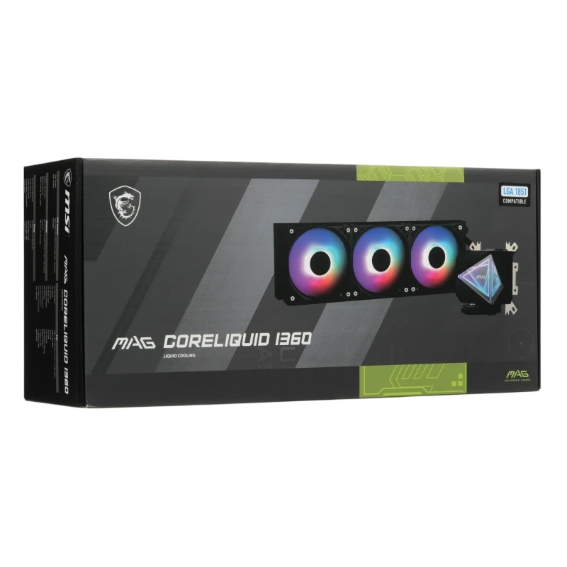 Система жидкостного охлаждения для процессора MSI MAG CORELIQUID I360 ARGB Black (306-7ZW8A11-C24)
