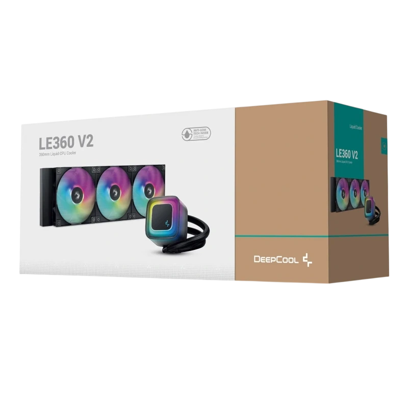 Система жидкостного охлаждения для процессора Deepcool LE360 V2 ARGB Black (R-LE360-BKAMMC-G-2)