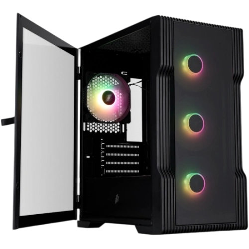 Компьютерный корпус 1STPLAYER TRILOBITE T3-G ARGB Black (T3-G-BK-4F7)