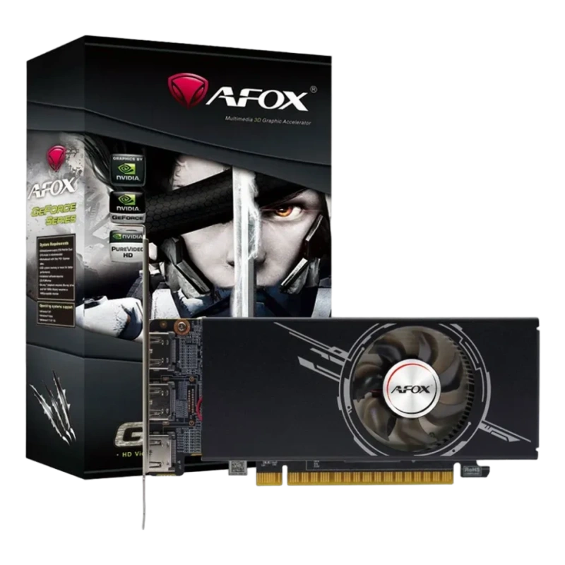 Видеокарта AFox (AF1050TI-4096D5L2-V3) GeForce GTX 1050 Ti 4GB