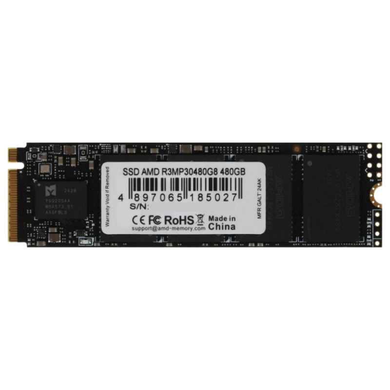 Твердотельный накопитель AMD 480 Gb Radeon R3 Series (R3MP30480G8) BOX