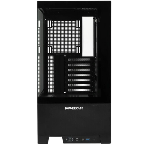 Компьютерный корпус Powercase VISION Black V2 TG Black (CVBAV2-L0)
