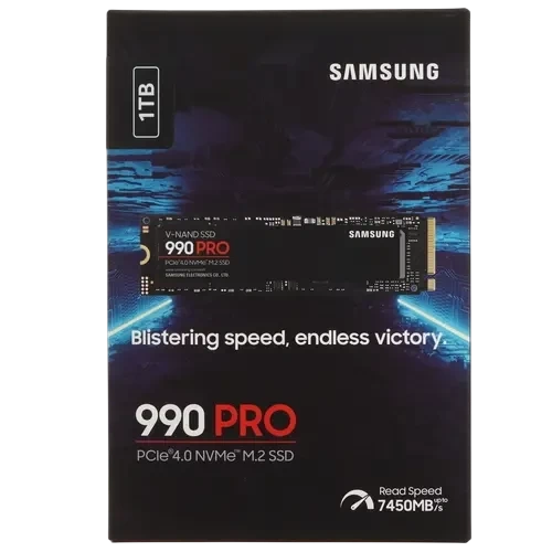 Твердотельный накопитель Samsung 1000 Gb 990 PRO (MZ-V9P1T0BW) BOX