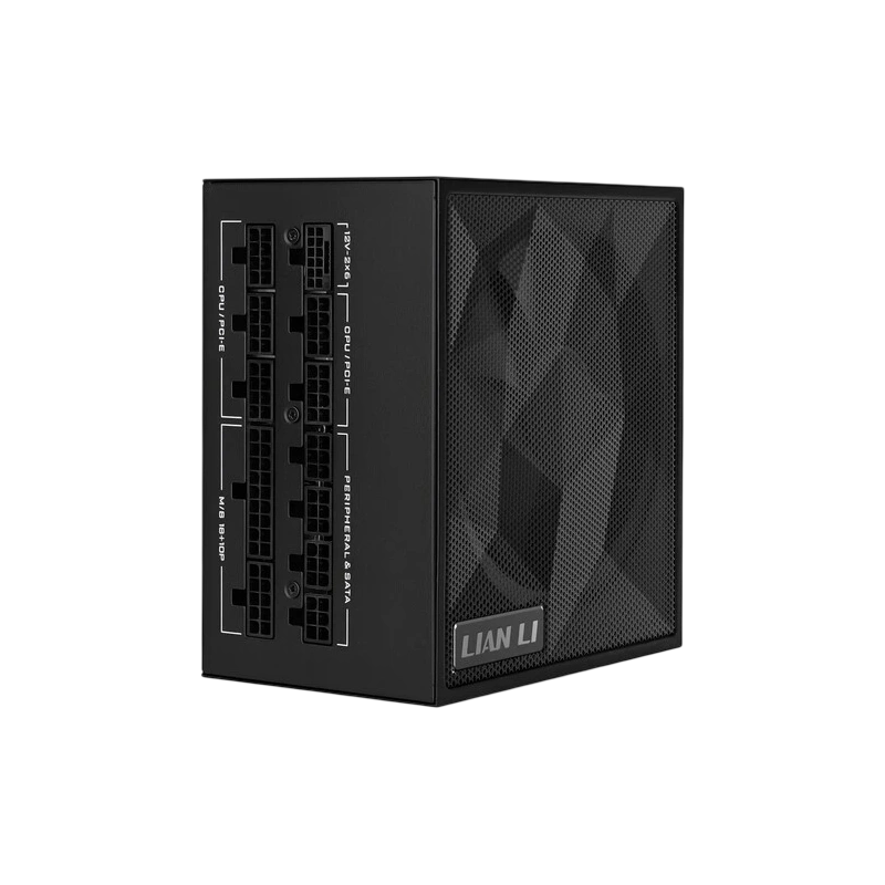 Блок питания Lian Li 850W SX0850P Black (G9P.SX0850P.B000.RU) 16 Pin (PCIe 5.1 Connector Cable Details) документация, кабельные стяжки, комплект кабелей, комплект крепежа