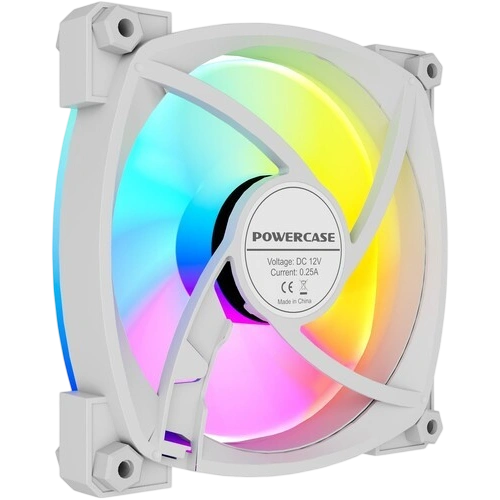 Вентилятор для корпуса Powercase (M55MR-12W ARGB) White