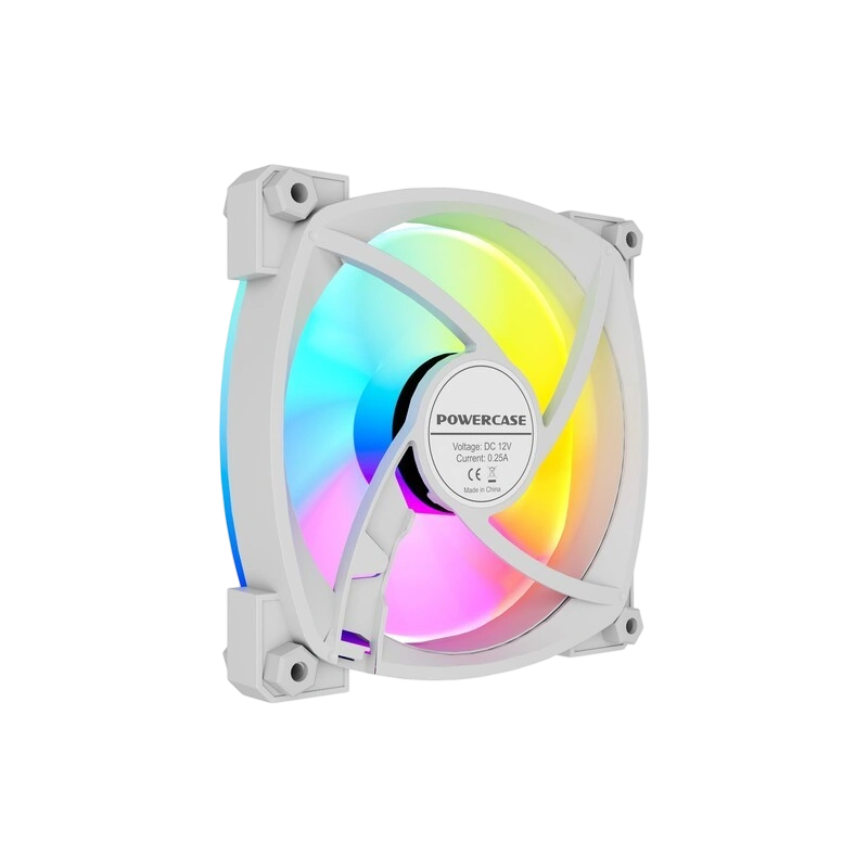 Вентилятор для корпуса Powercase (M55MR-12W ARGB) White