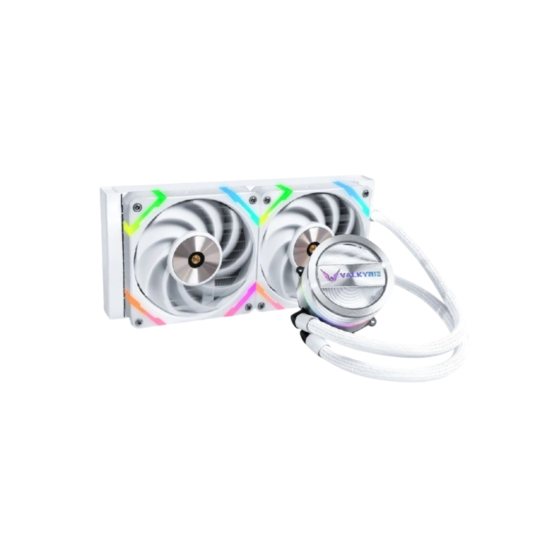 Система жидкостного охлаждения для процессора Valkyrie Dragonfang 240 ARGB White (HW GL240W)