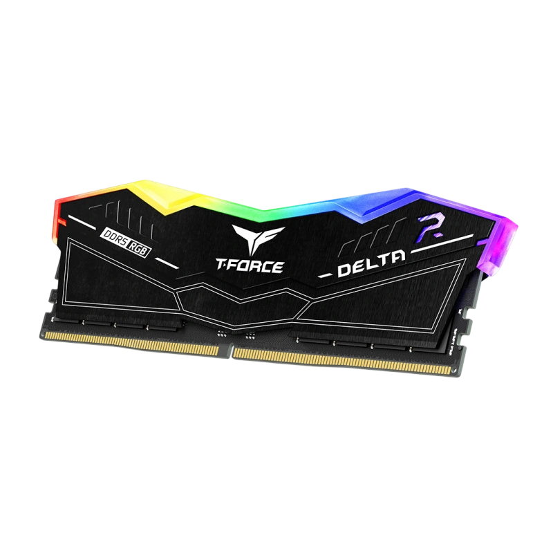 Оперативная память 32 Gb 6400 MHz Team Group T-FORCE DELTA RGB Black (FF3D532G6400HC38JDC01)