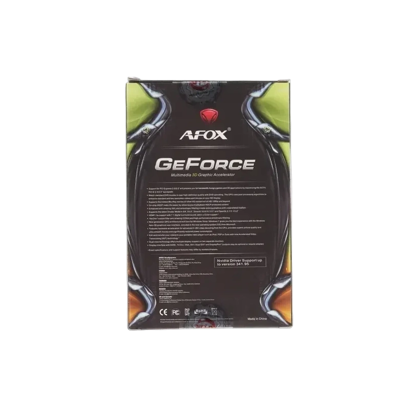Видеокарта AFox (AF210-1024D2LG2) GeForce GT 210 1GB