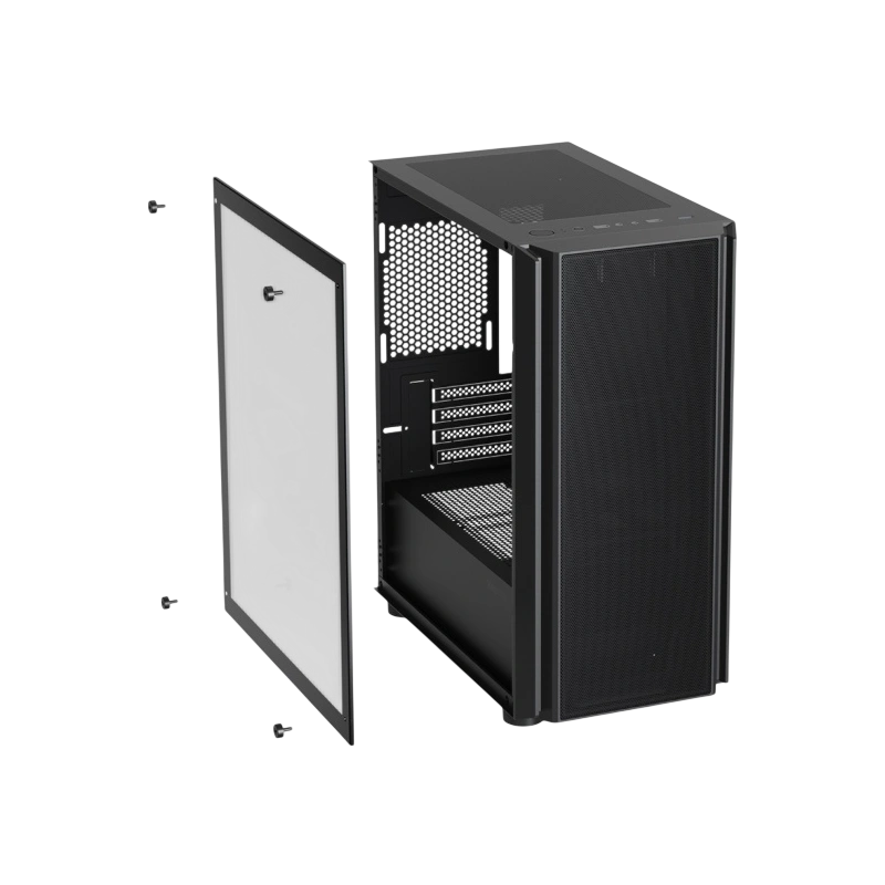 Компьютерный корпус XASTRA A402M 4ARGB-C6 TG Black (A402M-4FC12A-BK-C6)