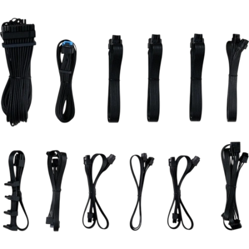 Блок питания Lian Li 850W EG0850G Black (G9P.EG0850G.B000.RU) 16 Pin (PCIe 5.0 Connector Cable Details) документация, комплект кабелей