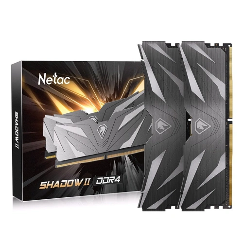 Оперативная память 32 Gb 3200 MHz NETAC SHADOW II Black (NTSWD4P32DP-32K)