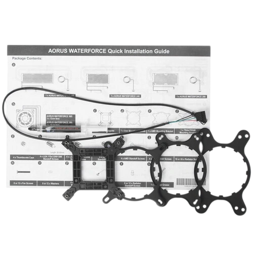 Система жидкостного охлаждения для процессора Gigabyte AORUS WATERFORCE 240 GP-AORUS WATERFORCE 240